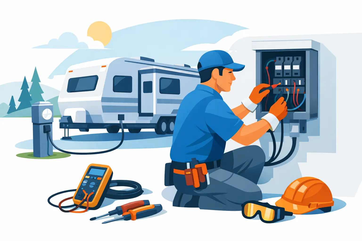 110 Volt RV Electrical Repair Done Safely