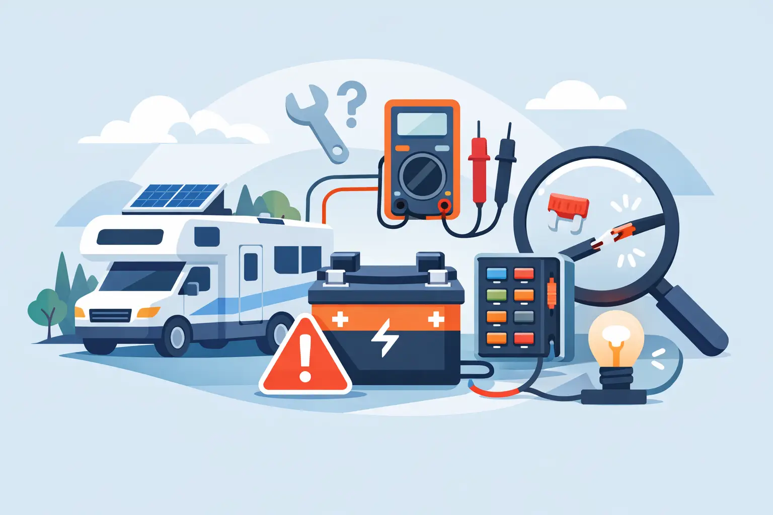 12 Volt RV Electrical Troubleshooting Steps