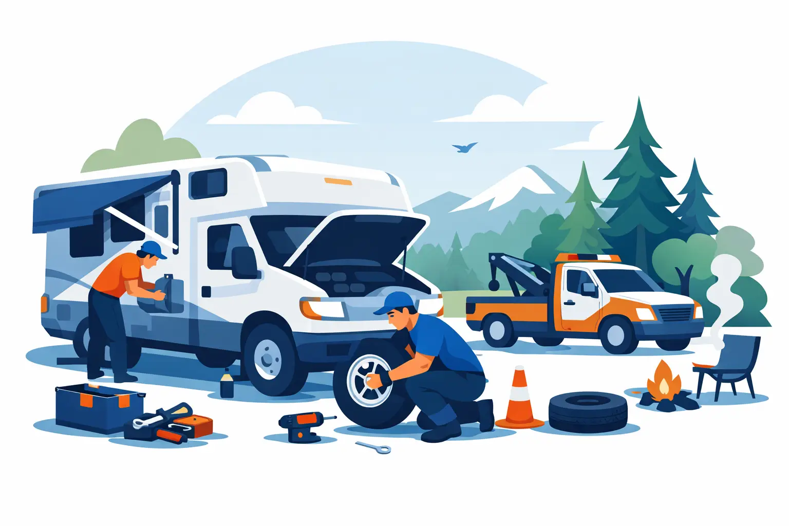Campground RV Repair When Your Trip Goes Wrong