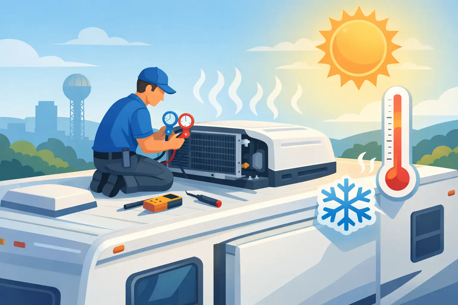 RV AC Repair Knoxville When Cooling Fails