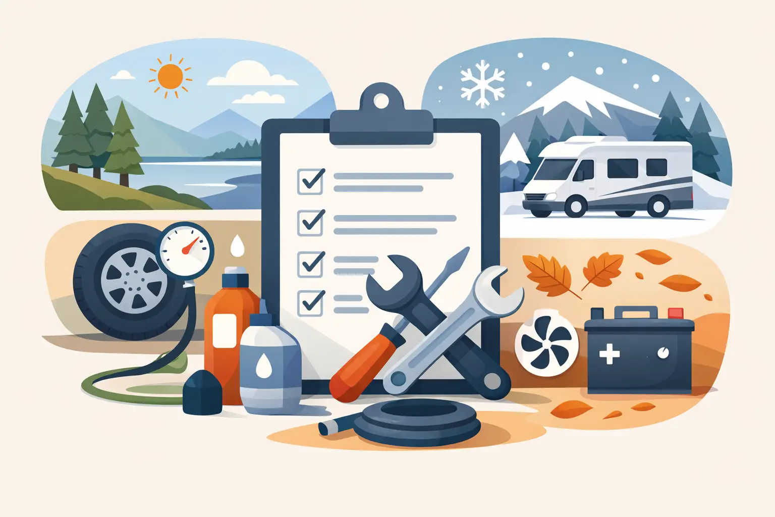 RV Maintenance Checklist for Every Trip and Season